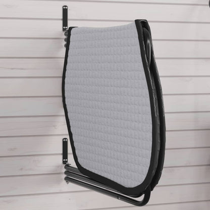 Saddle Pad Rack 3 Arms Black Iron