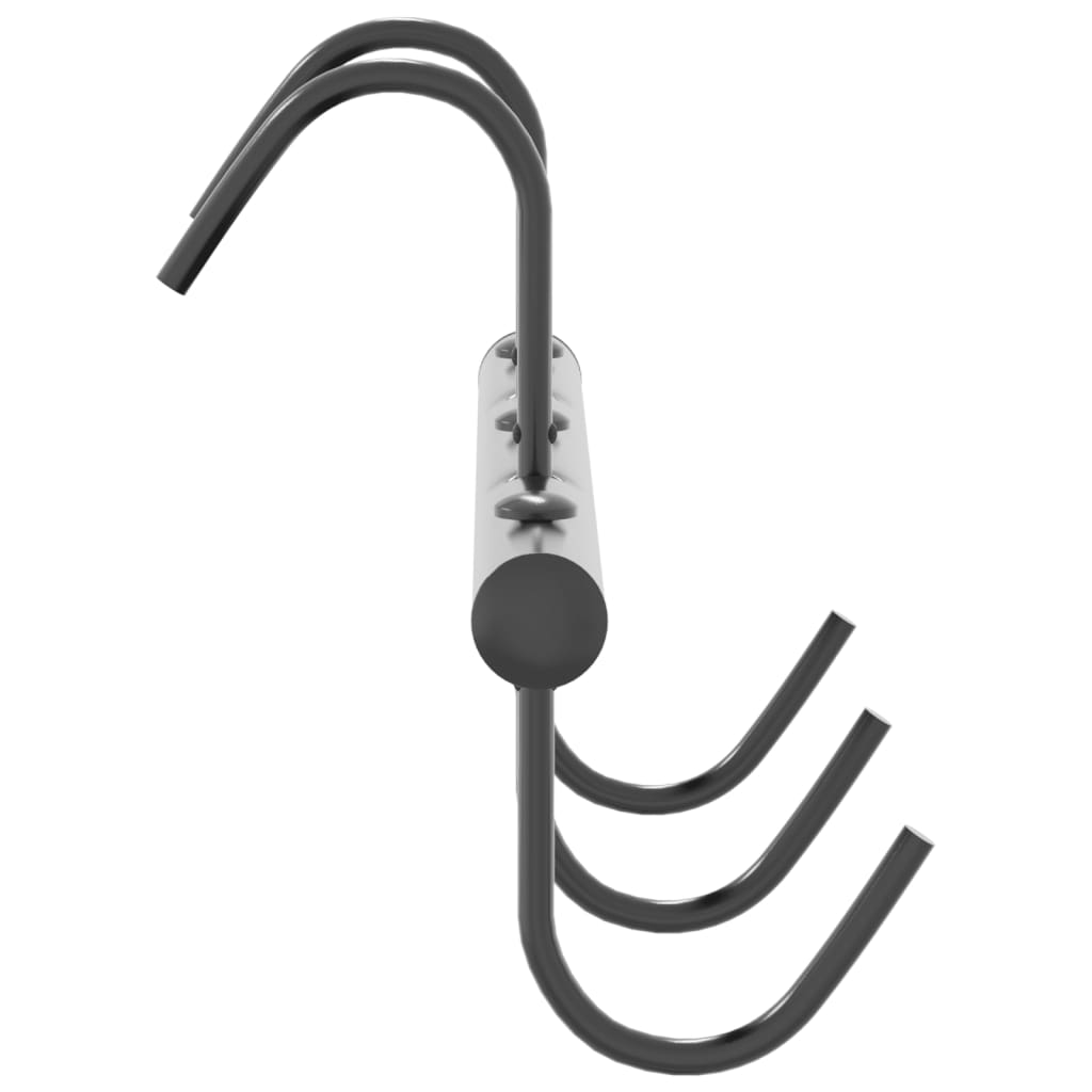 Bridle Hanger with 5 Swivel Hooks Black Steel