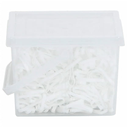 Braiding Bands for Horse 2500 pcs White Silicone