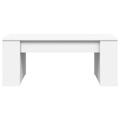 Coffee Table White 102x55x42 cm Engineered Wood