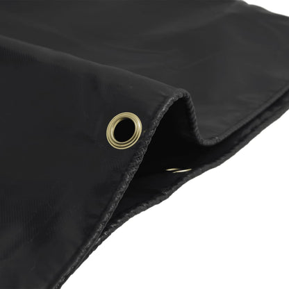 Tarpaulin Black 5x7 m 650 g/m²