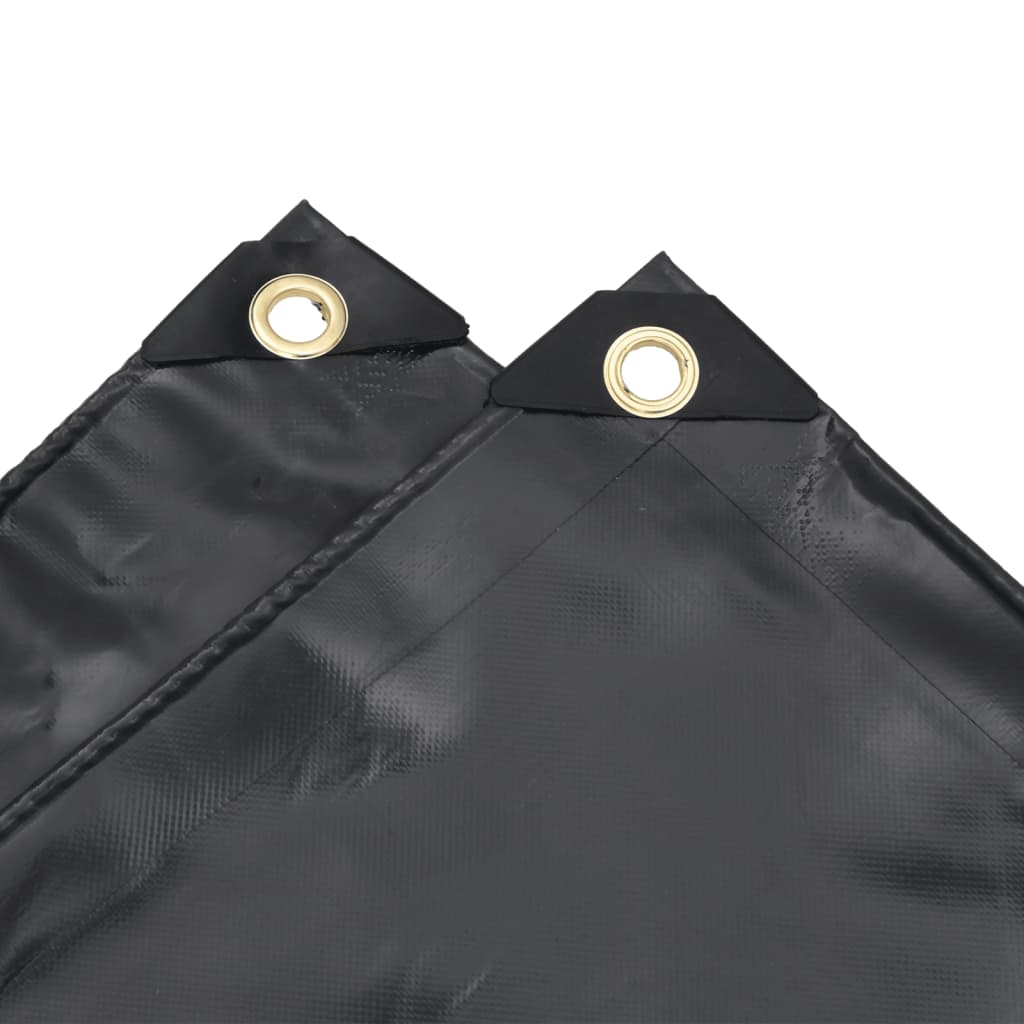 Tarpaulin Black 5x7 m 650 g/m²