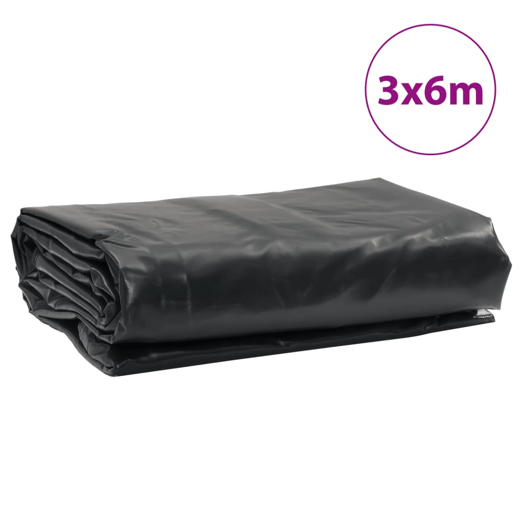 Tarpaulin Anthracite 3x6 m 650 g/m²