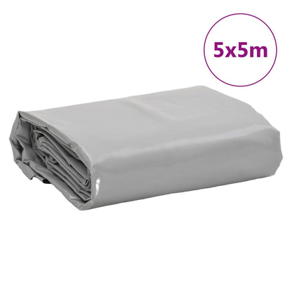 Tarpaulin Grey 5x5 m 650 g/m²