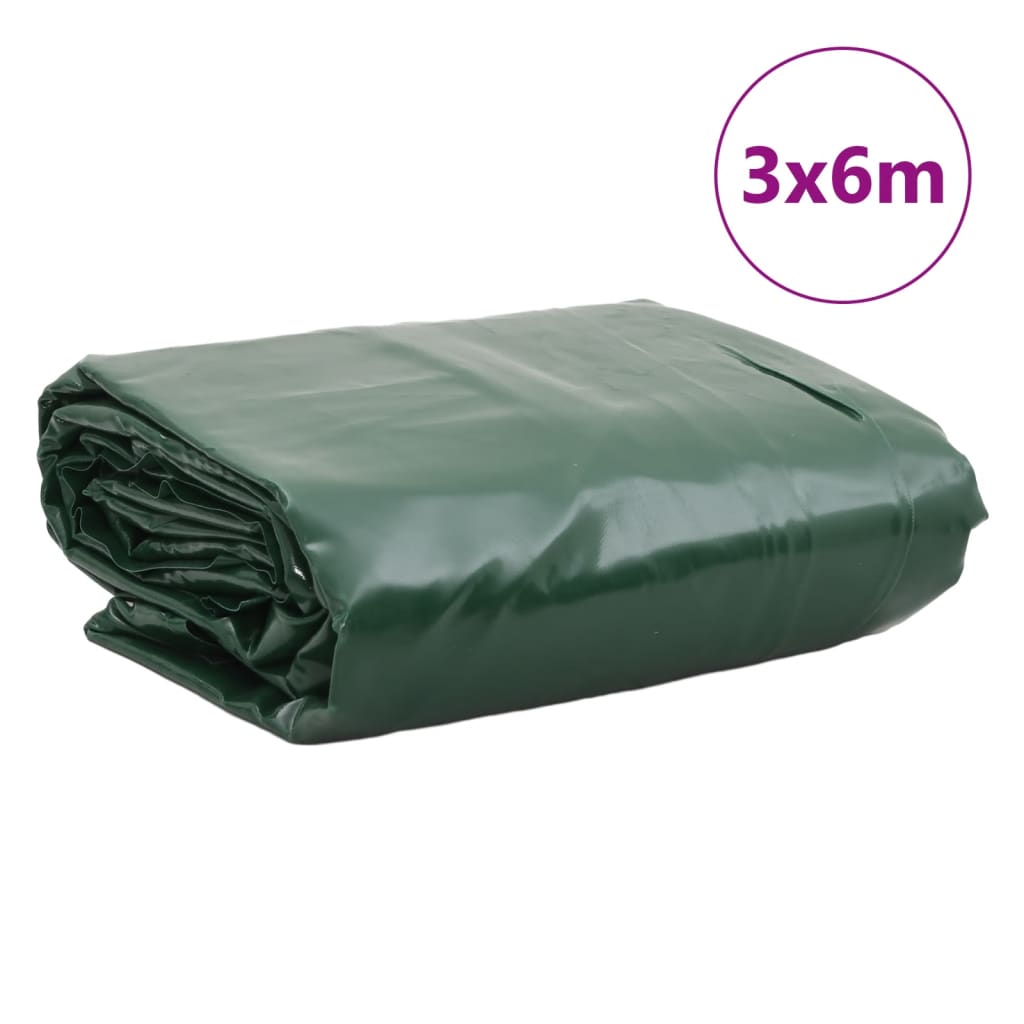 Tarpaulin Green 3x6 m 650 g/m²