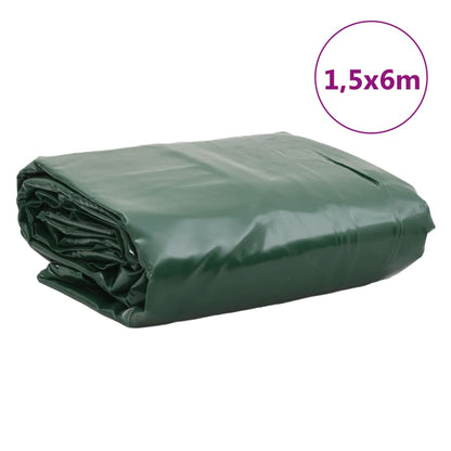 Tarpaulin Green 1.5x6 m 650 g/m²