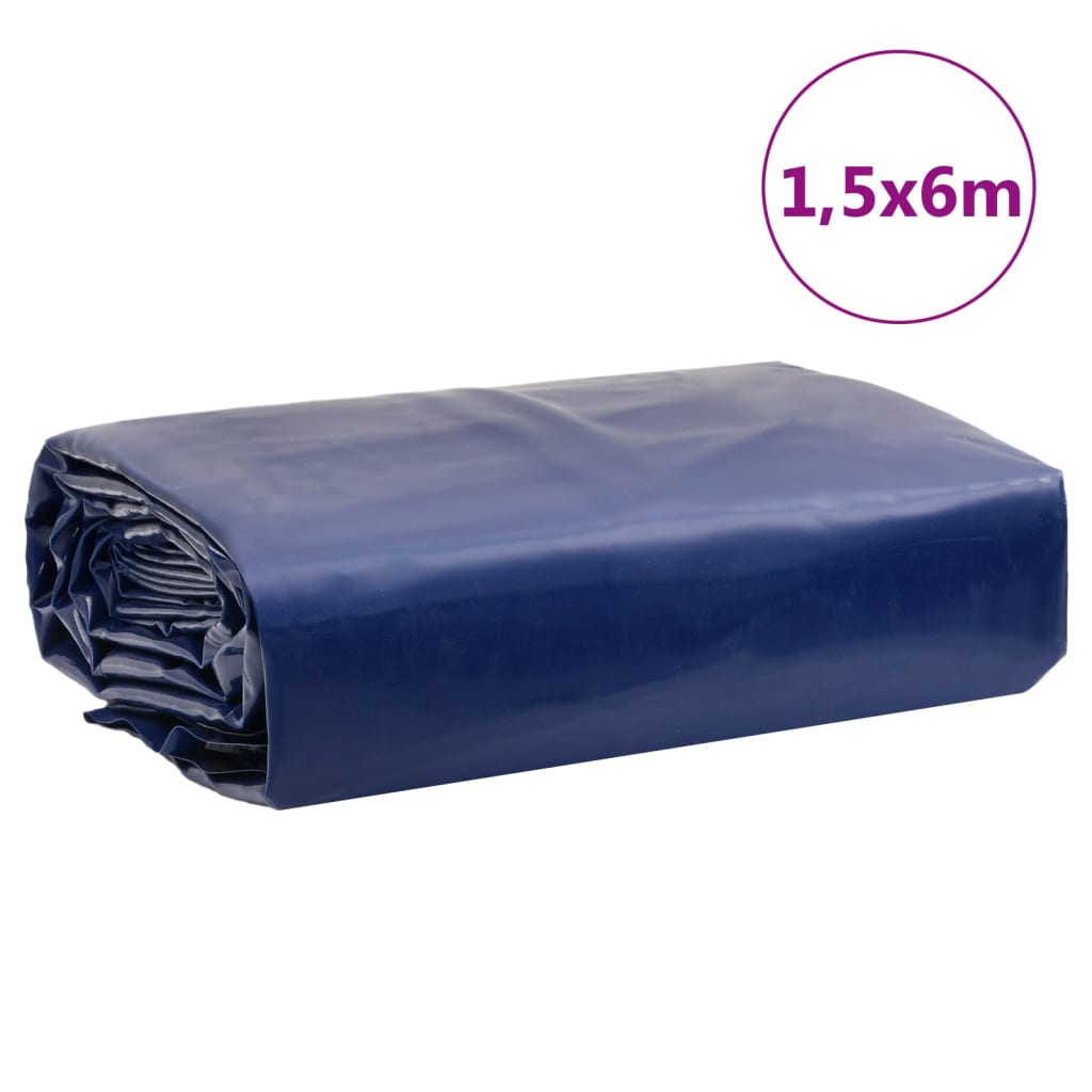 Tarpaulin Blue 1.5x6 m 650 g/m²