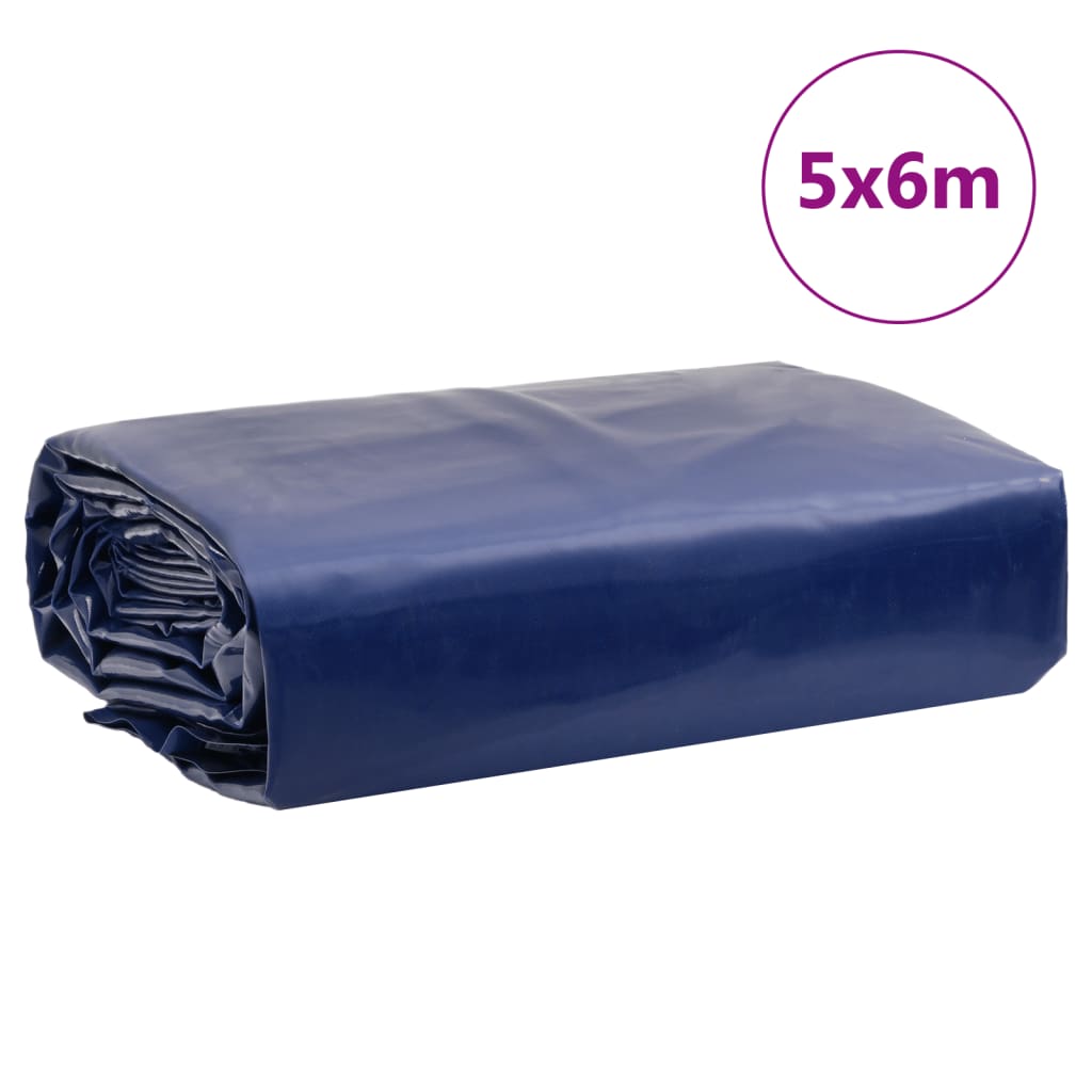 Tarpaulin Blue 5x6 m 650 g/m²