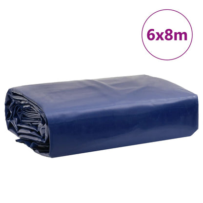 Tarpaulin Blue 6x8 m 650 g/m²