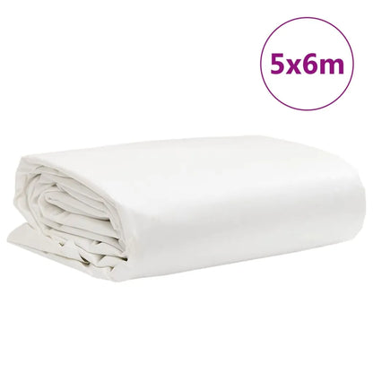 Tarpaulin White 5x6 m 650 g/m²