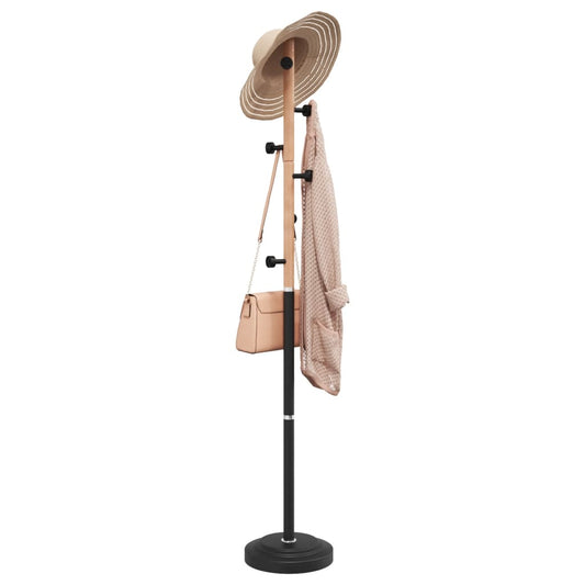 Coat Stand Black 177 cm Powder-coated Iron