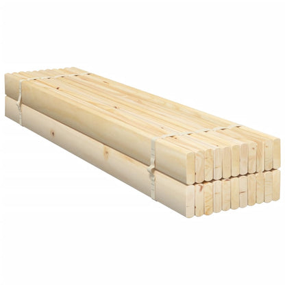 Bed Slats 100x200 cm Solid Wood Pine