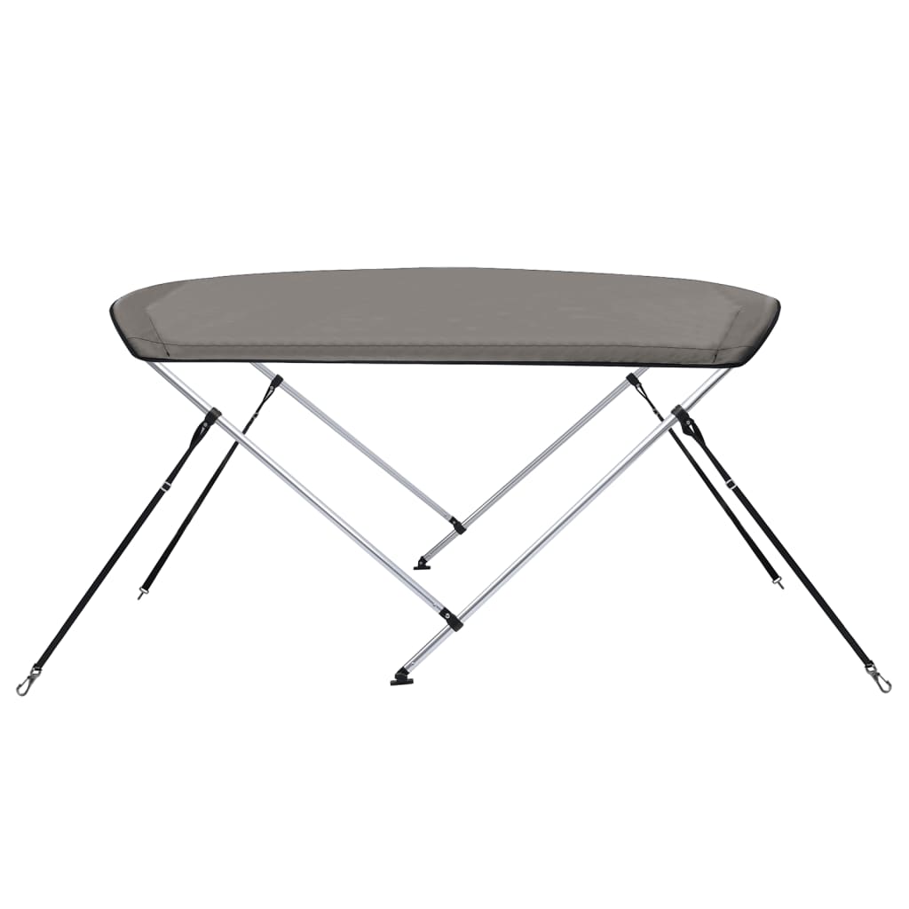 2-bow Bimini Top Grey 180x130x110 cm