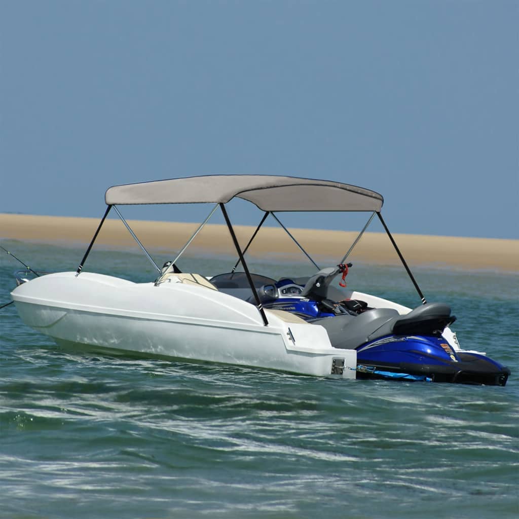 2-bow Bimini Top Grey 179x156x93 cm