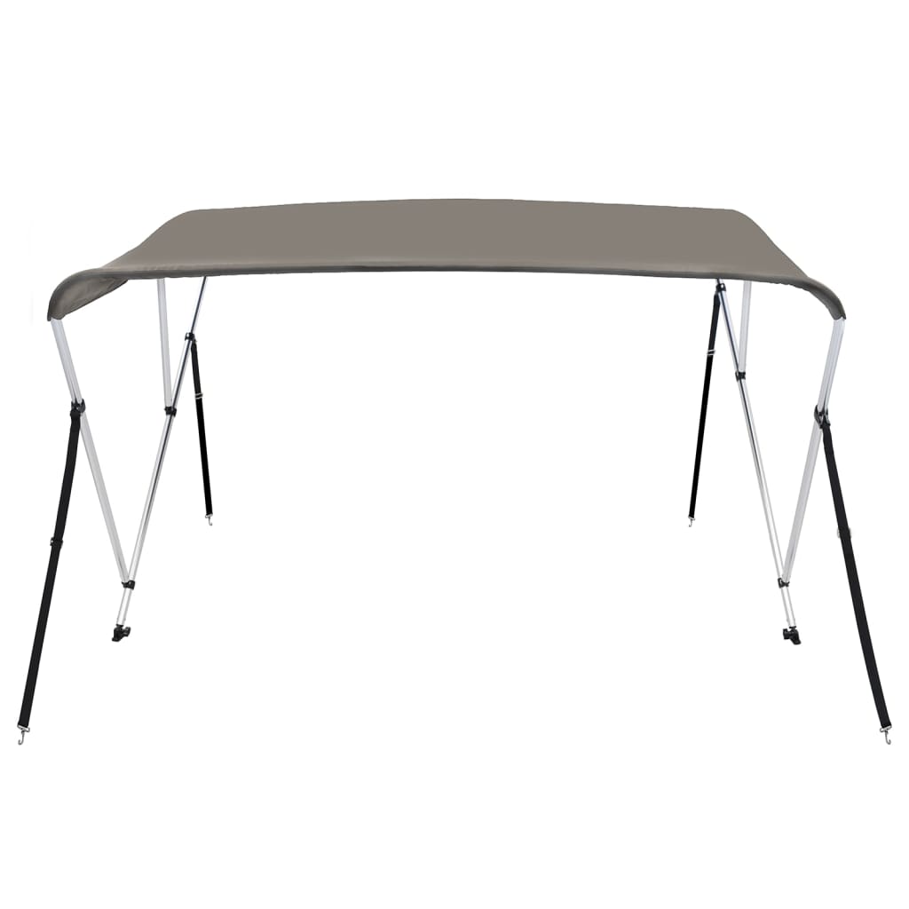 3-bow Bimini Top Grey 183x152x133 cm