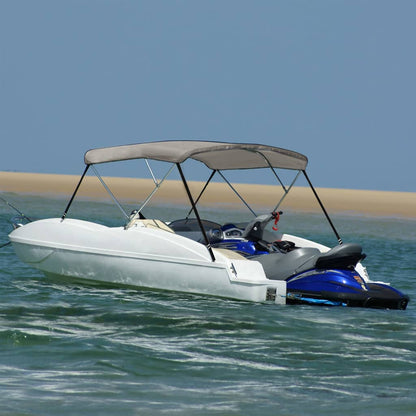 3-bow Bimini Top Grey 183x152x133 cm