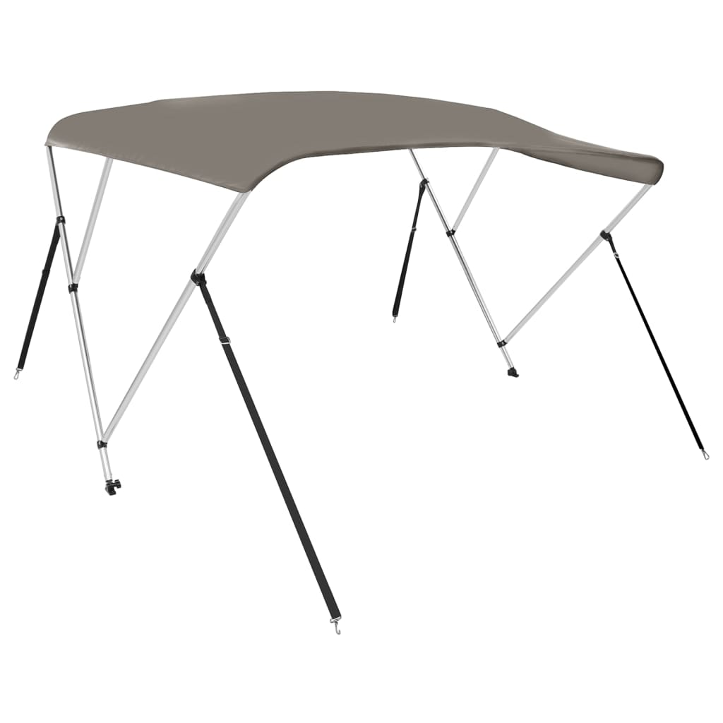 3-bow Bimini Top Grey 183x160x137 cm