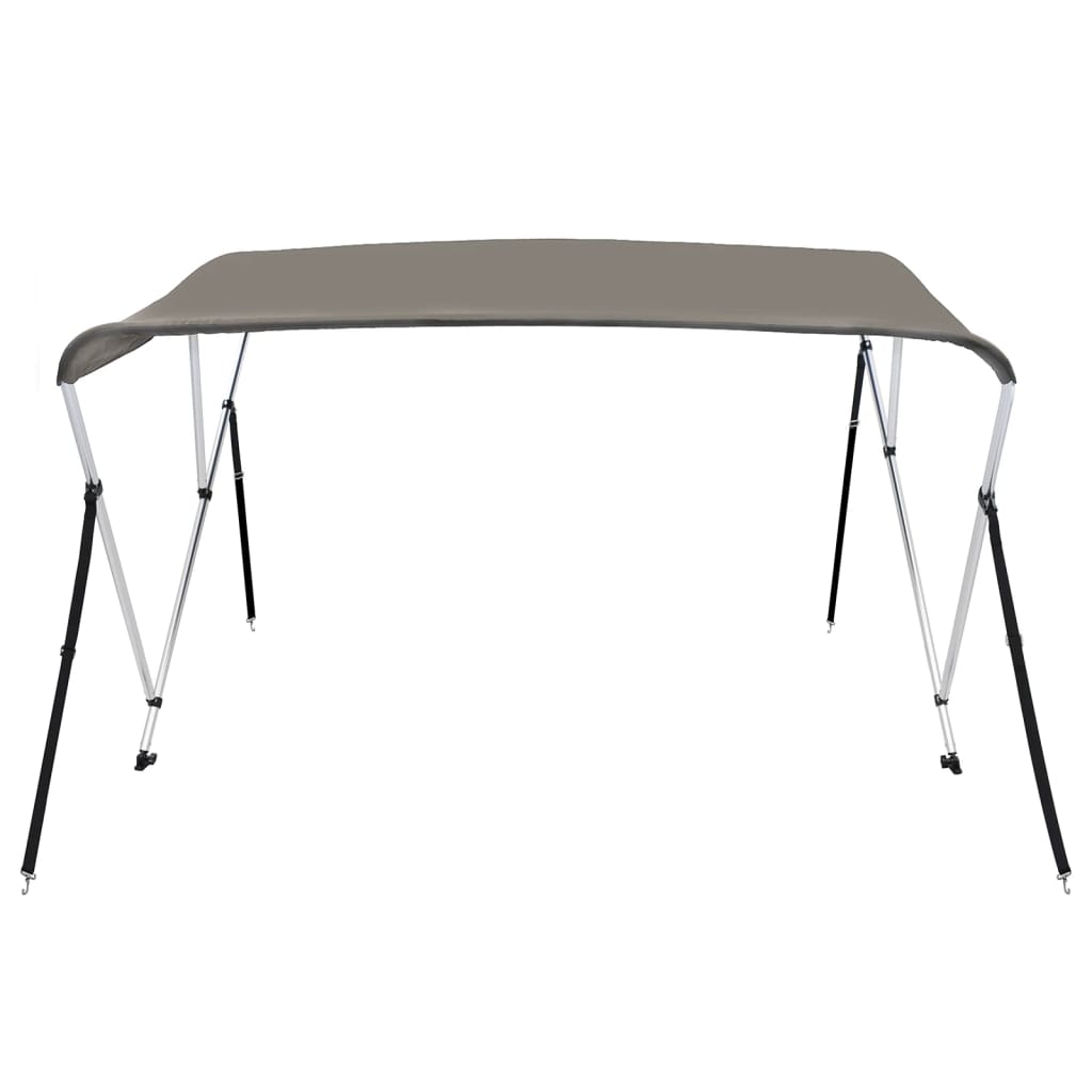 3-bow Bimini Top Grey 184x189x135 cm