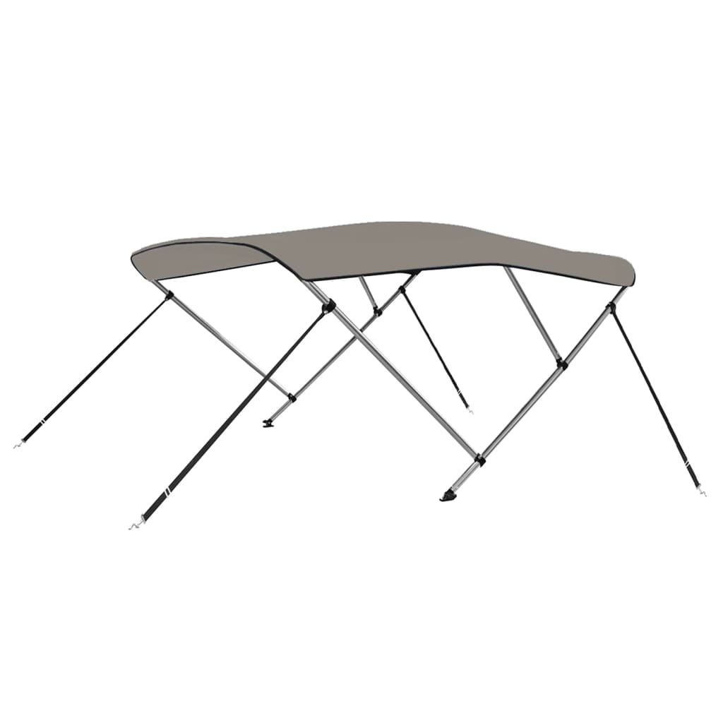 3-bow Bimini Top Grey 184x189x135 cm