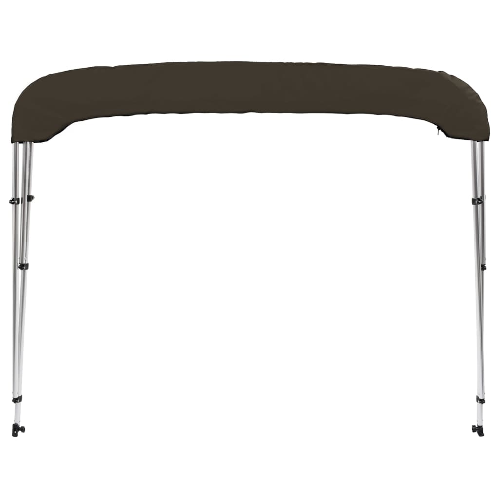 3-bow Bimini Top Black 183x140x137 cm