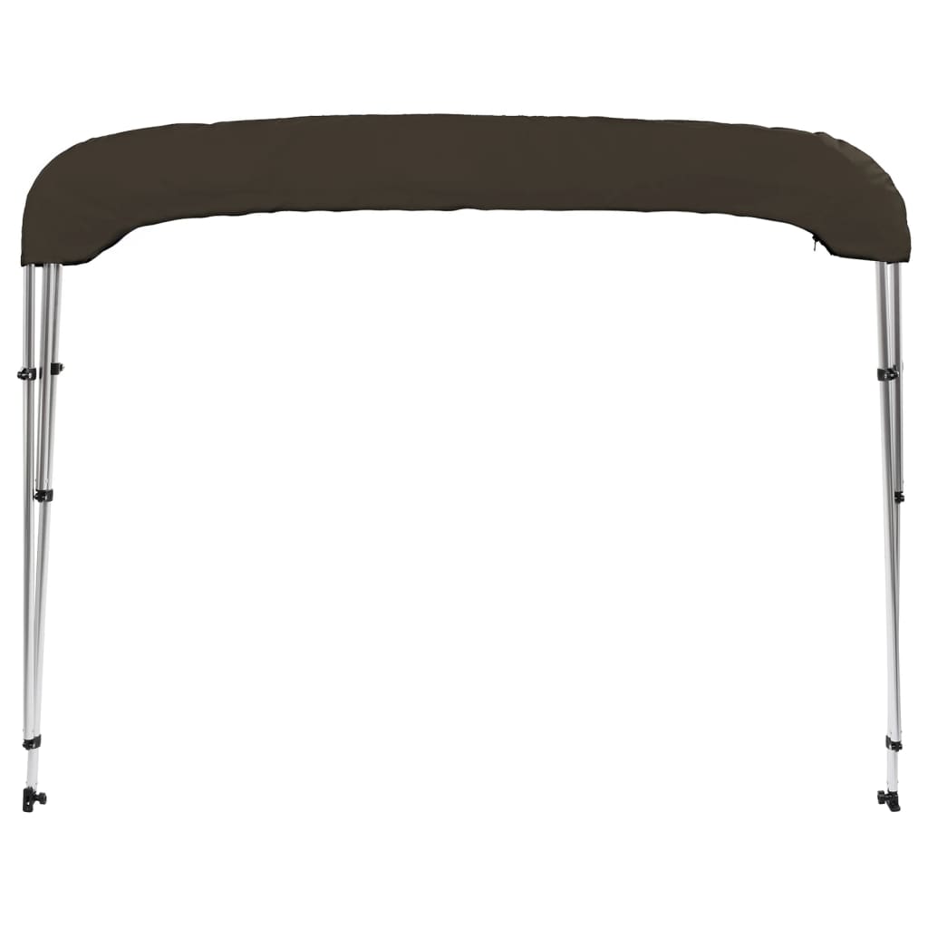 3-bow Bimini Top Black 182x184x136 cm