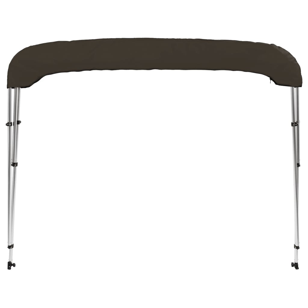 3-bow Bimini Top Black 184x189x135 cm