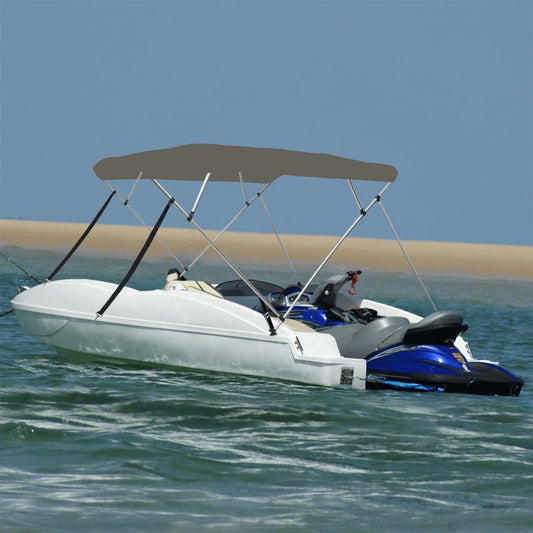 4-bow Bimini Top Grey 243x196x137 cm