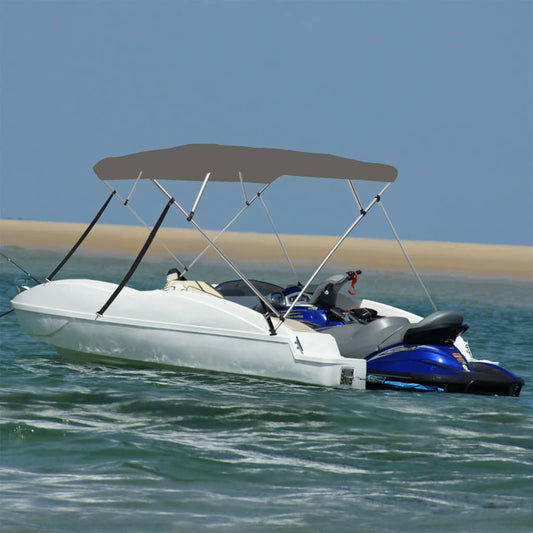 4-bow Bimini Top Grey 243x244x137 cm