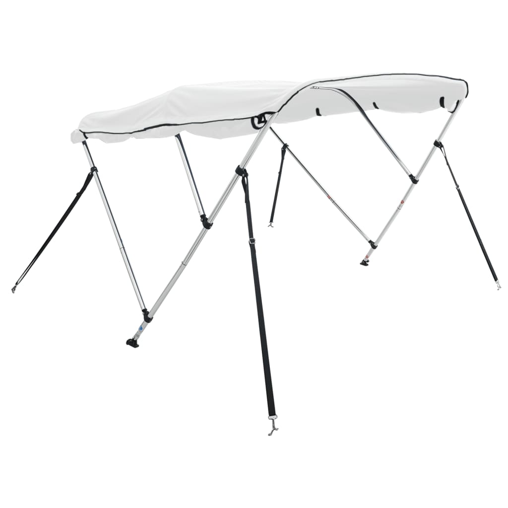 3-bow Bimini Top with Sidewalls 183x(137-152)x137 cm