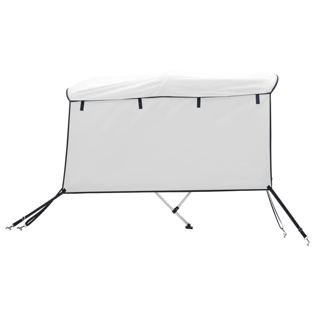 3-bow Bimini Top with Sidewalls 183x(137-152)x137 cm