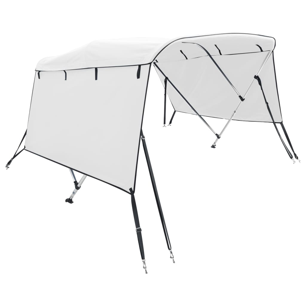 3-bow Bimini Top with Sidewalls 183x(154-167)x137 cm