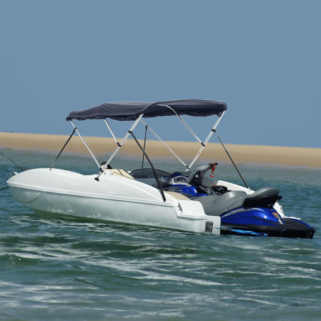 3-bow Bimini Top with Sidewalls 183x(170-182)x137 cm