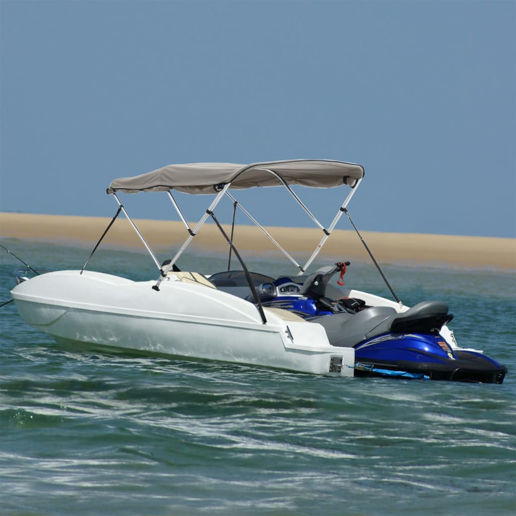 3-bow Bimini Top with Sidewalls 183x(170-182)x137 cm