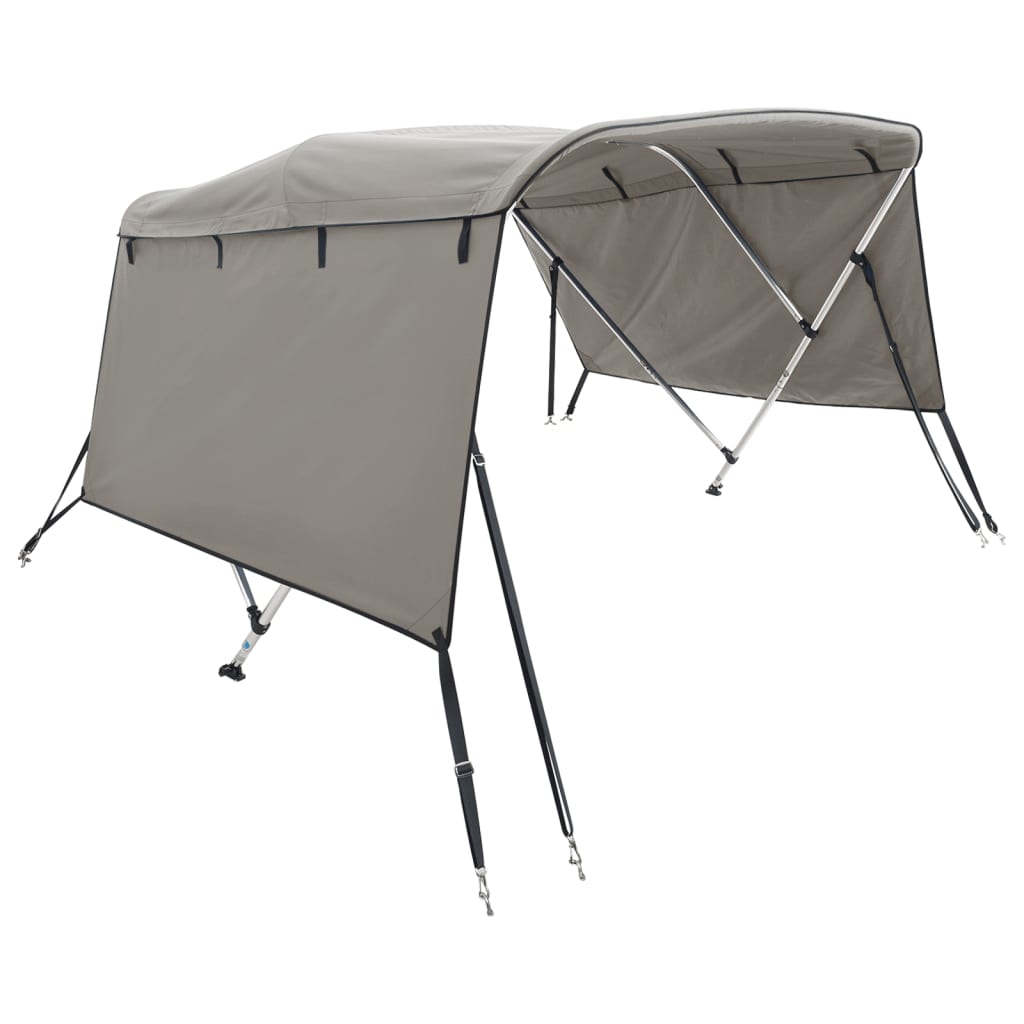 3-bow Bimini Top with Sidewalls 183x(185-198)x137 cm