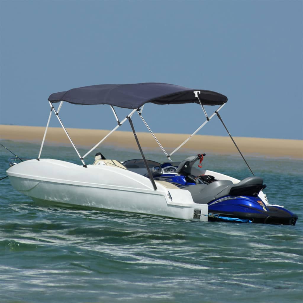 4-bow Bimini Top with Sidewalls 243x(170-182)x137 cm