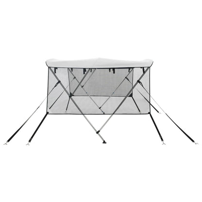 3-bow Bimini Top with Mesh Sidewalls 183x(154-167)x137 cm