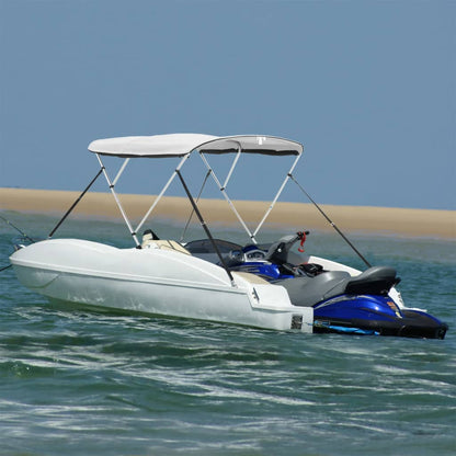 3-bow Bimini Top with Mesh Sidewalls 183x(185-198)x137 cm