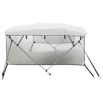 4-bow Bimini Top with Mesh Sidewalls 243x(170-182)x137 cm