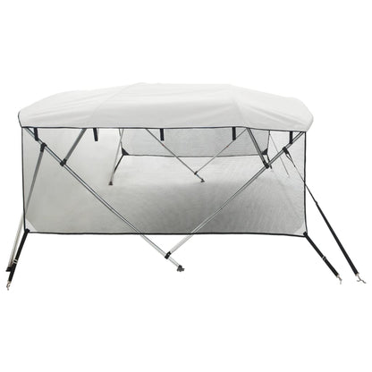 4-bow Bimini Top with Mesh Sidewalls 243x(200-213)x137 cm