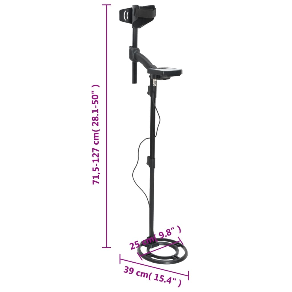 Auto Tune Metal Detector 18 cm Search Depth with Pinpoint