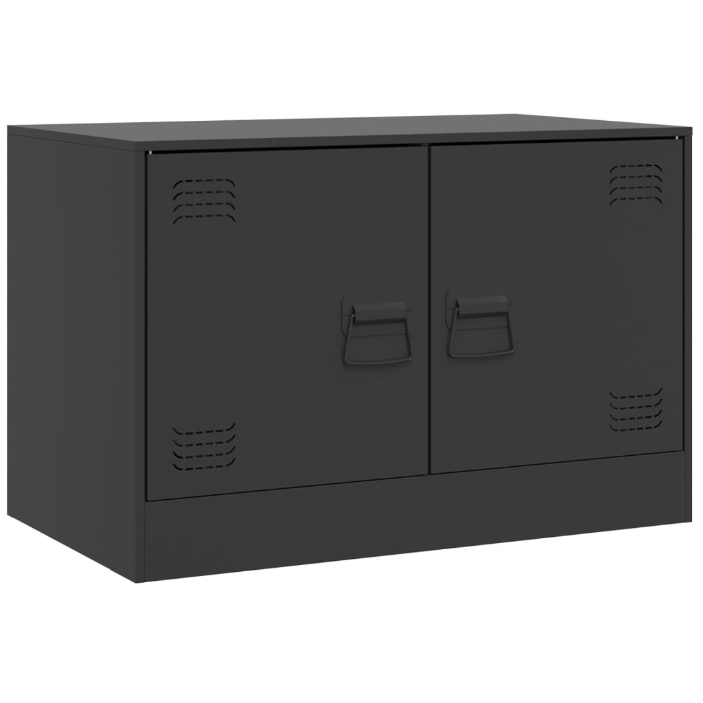 TV Cabinet Black 67x39x44 cm Steel