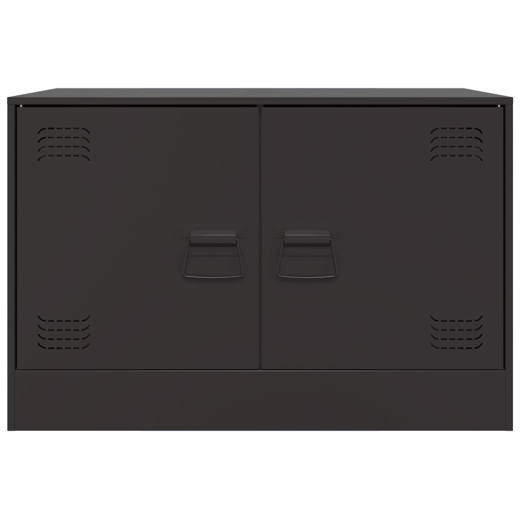 TV Cabinet Black 67x39x44 cm Steel