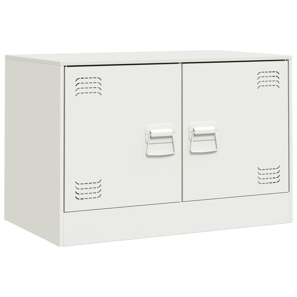 TV Cabinet White 67x39x44 cm Steel