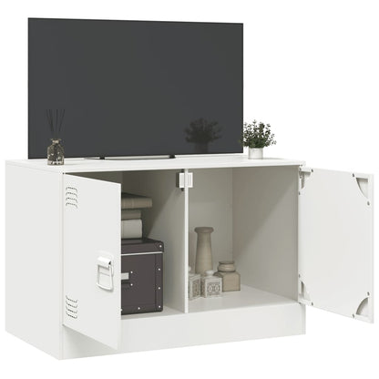 TV Cabinet White 67x39x44 cm Steel