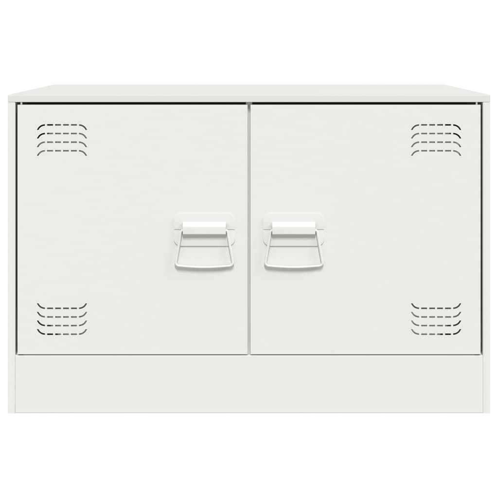 TV Cabinet White 67x39x44 cm Steel