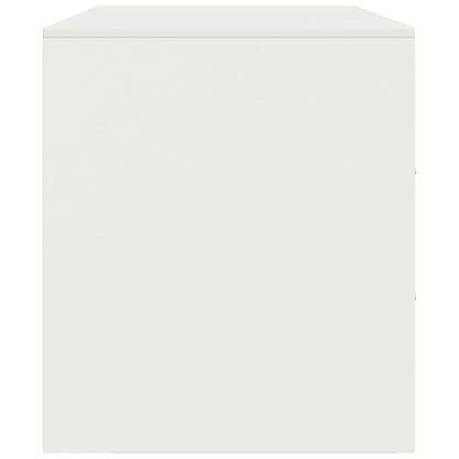 TV Cabinet White 67x39x44 cm Steel