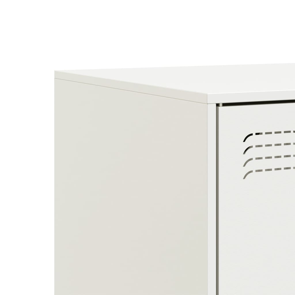 TV Cabinet White 67x39x44 cm Steel