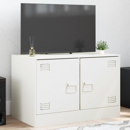 TV Cabinet White 67x39x44 cm Steel