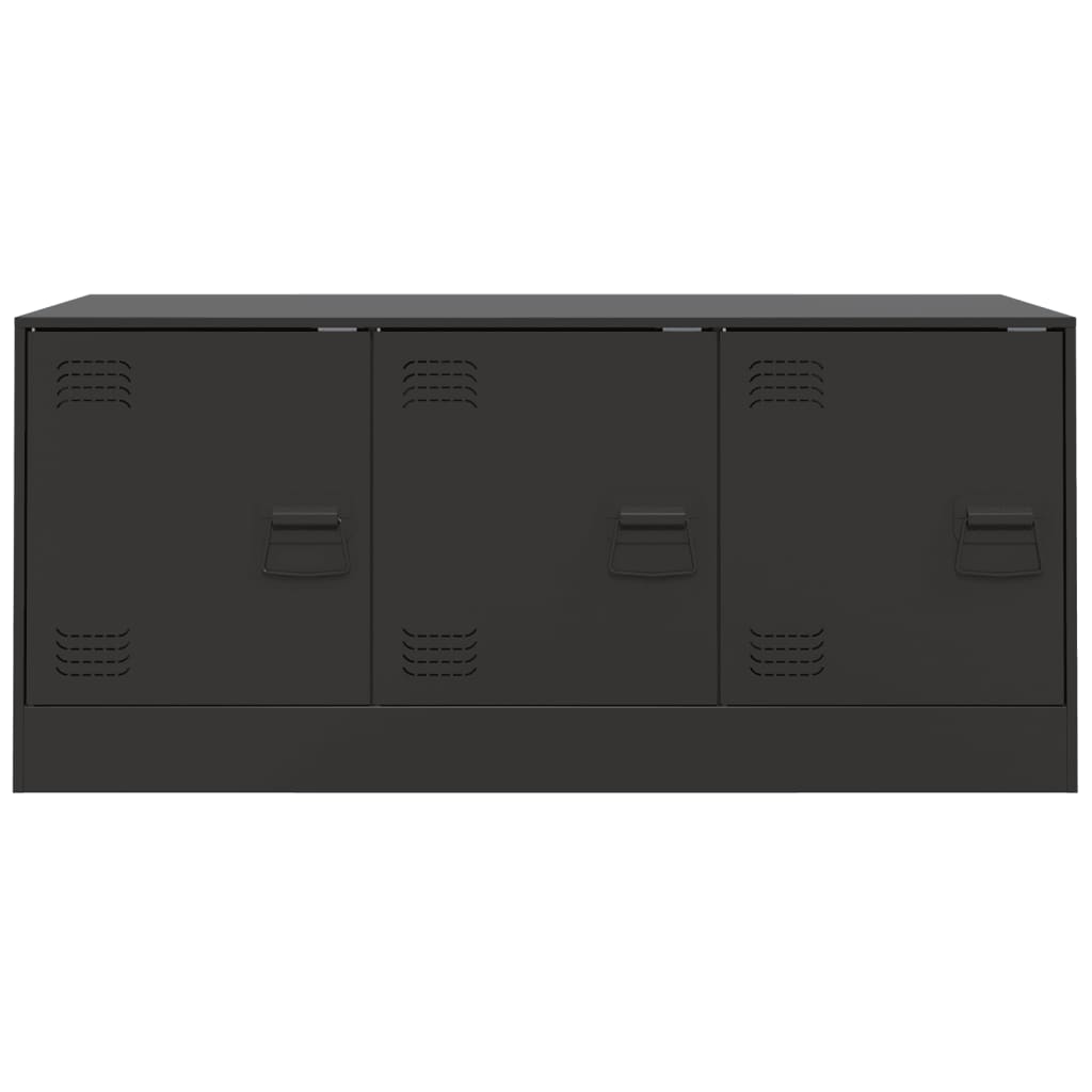 TV Cabinet Black 99x39x44 cm Steel