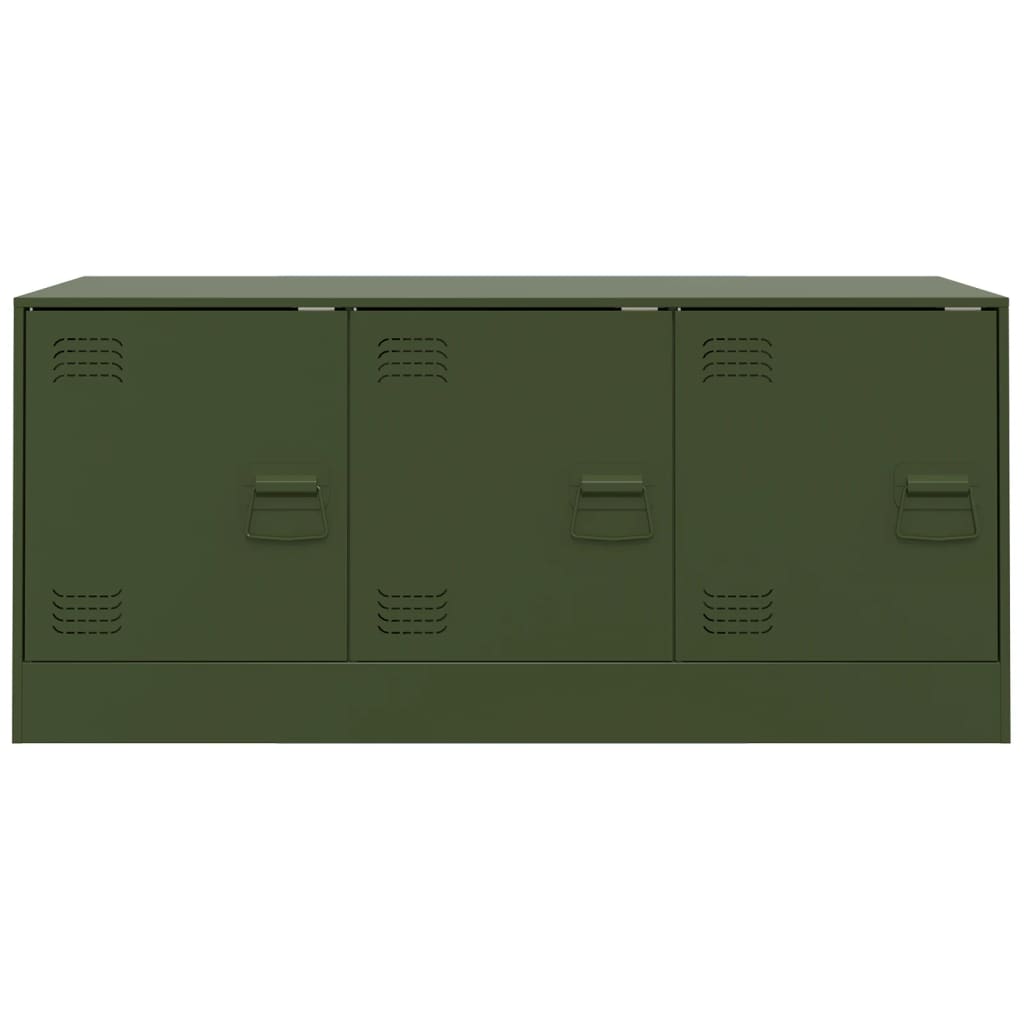 TV Cabinet Olive Green 99x39x44 cm Steel